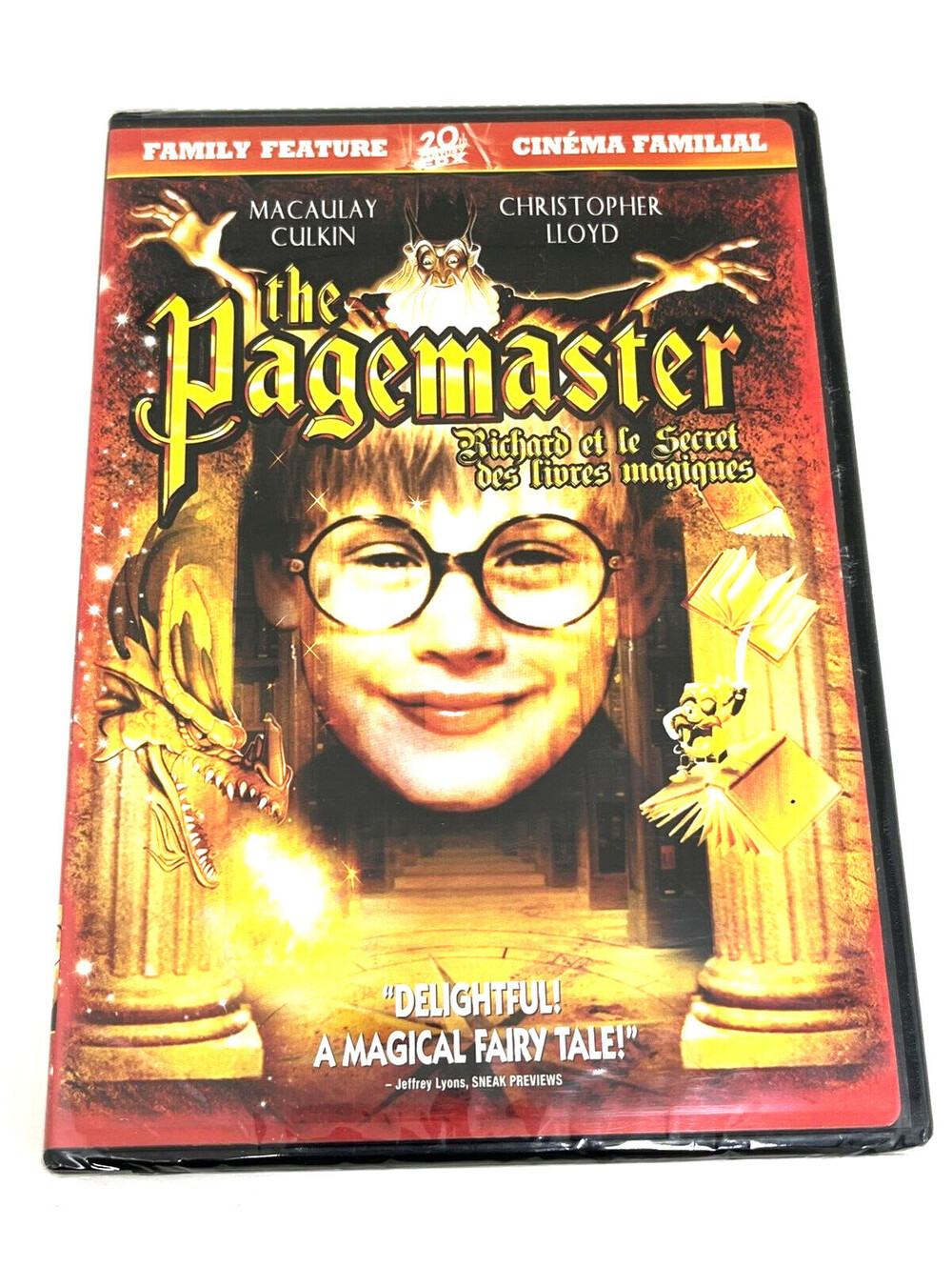 The Pagemaster DVD Brand New Sealed - Macaulay Culkin and Christopher Lloyd